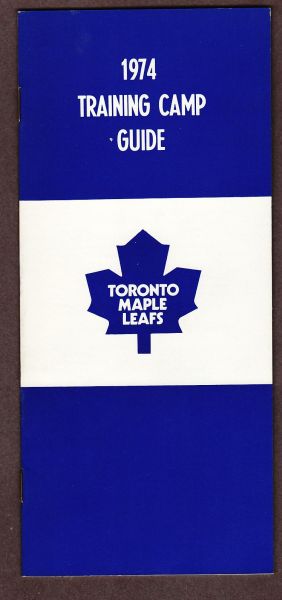 MG70 1974 Toronto Maple Leafs Training Camp